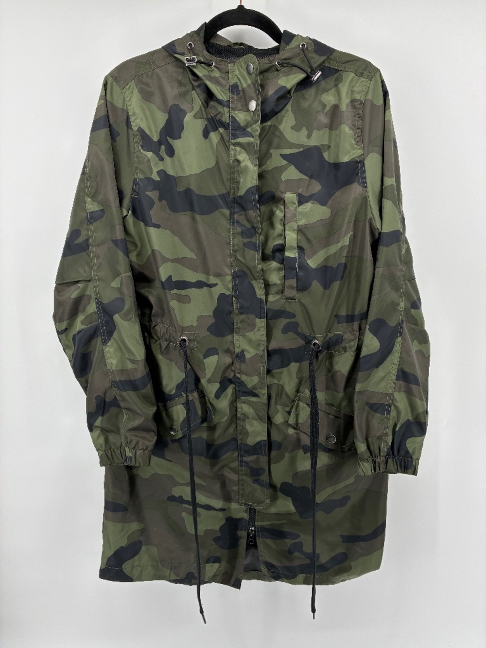 MASSIVE $10 SALE George Army Camo Long Lined Rain Jacket